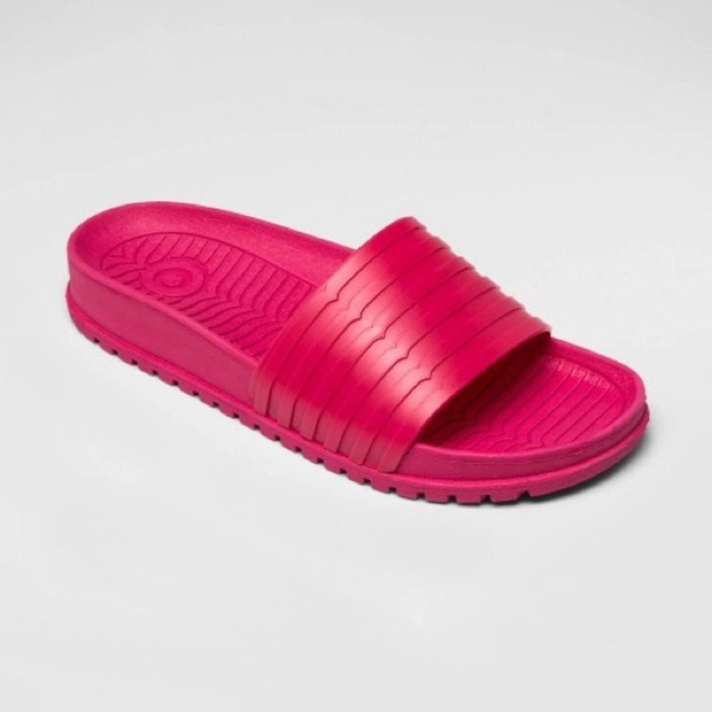 Hunter for Target Pink Slides Size 9